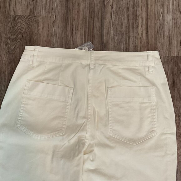 Ply The Waters Guideboat Co Pants Yellow Ankle Zip Zippers Casual Size 28 Preppy - Picture 5 of 7